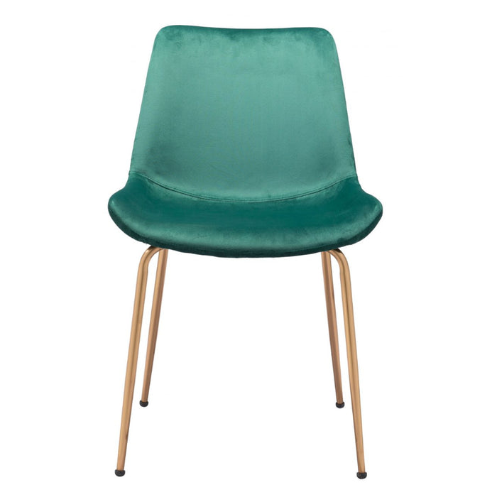 Modern-Boho Velvet Dining Chair