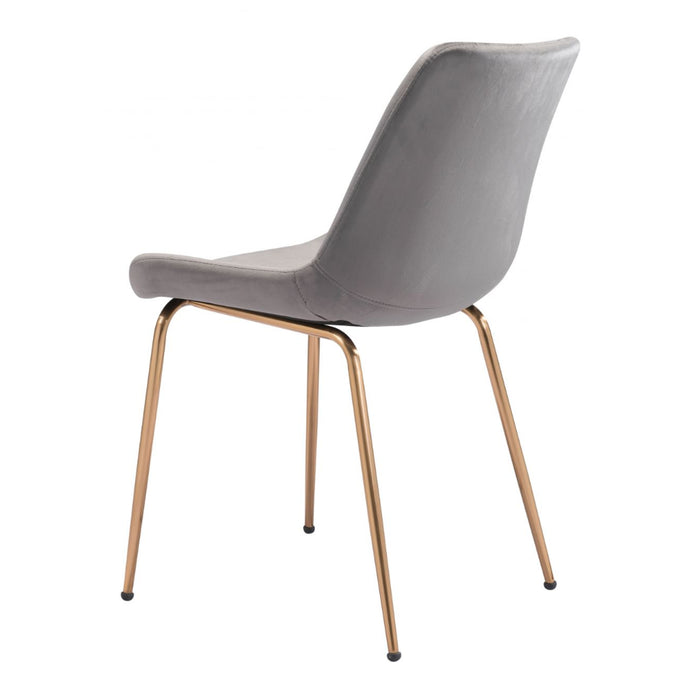 Modern-Boho Velvet Dining Chair