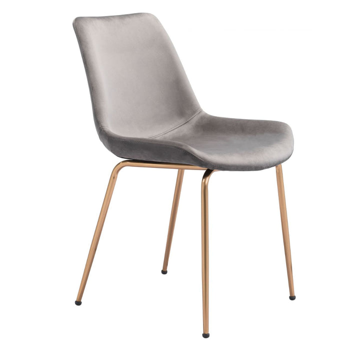 Modern-Boho Velvet Dining Chair