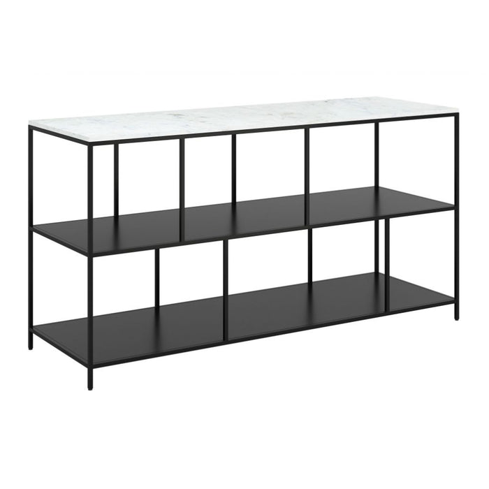 White & Black Steel Frame Shelves