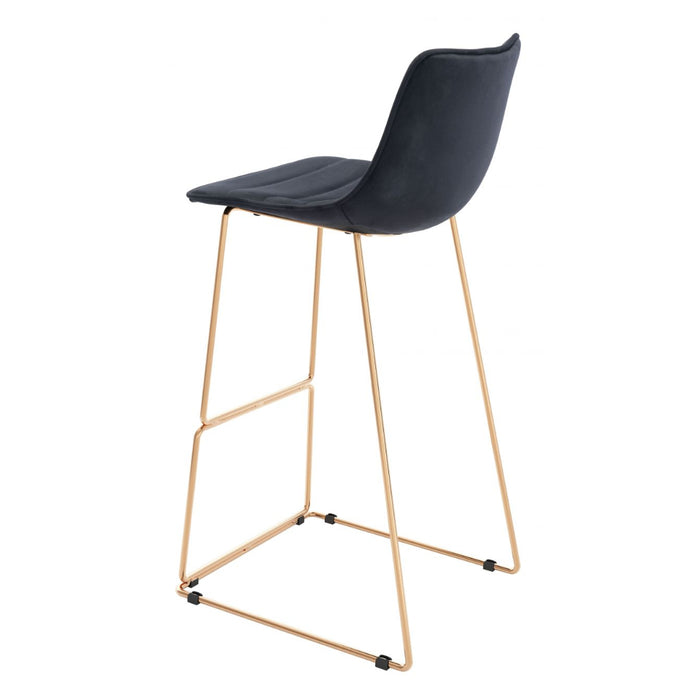 Adele Barstool Black & Gold