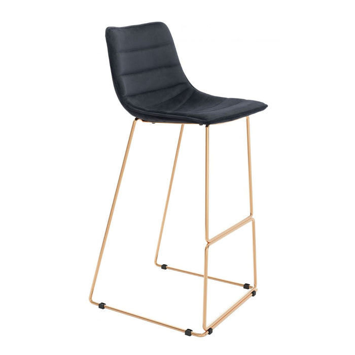 Adele Barstool Black & Gold