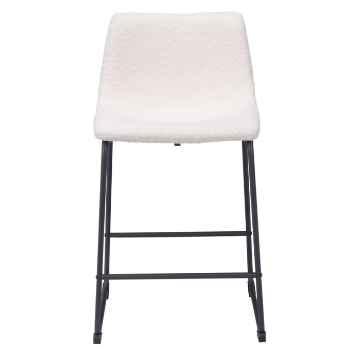 Slim Ivory Counter Stool