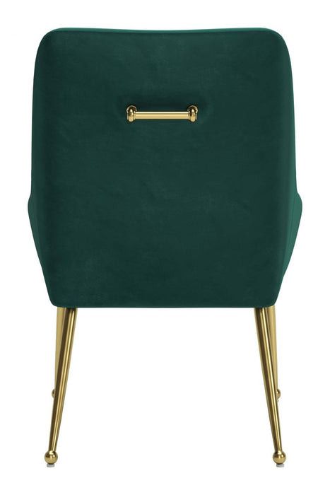 Modern Green Upholstered Dining Chair