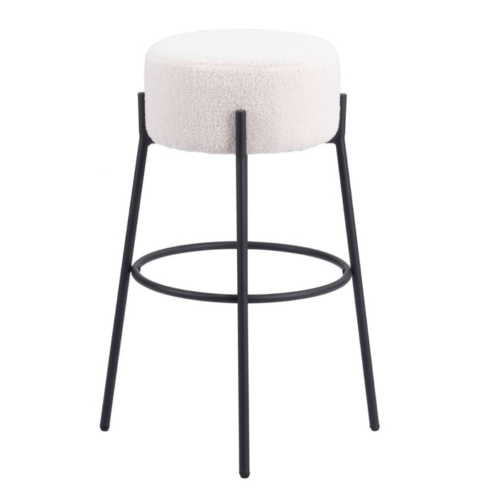 Posh Ivory Barstool