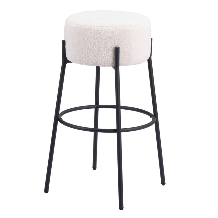 Posh Ivory Barstool