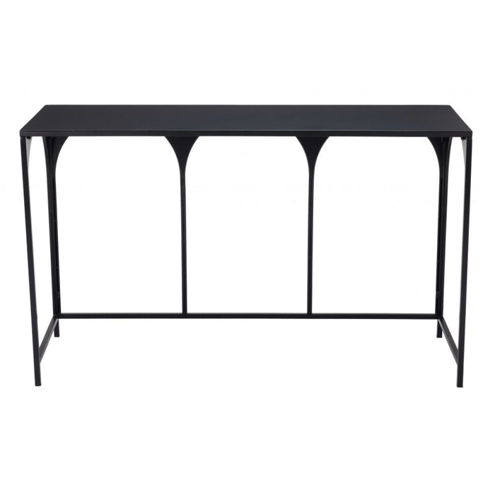 Deco-Inspired Black Console Table