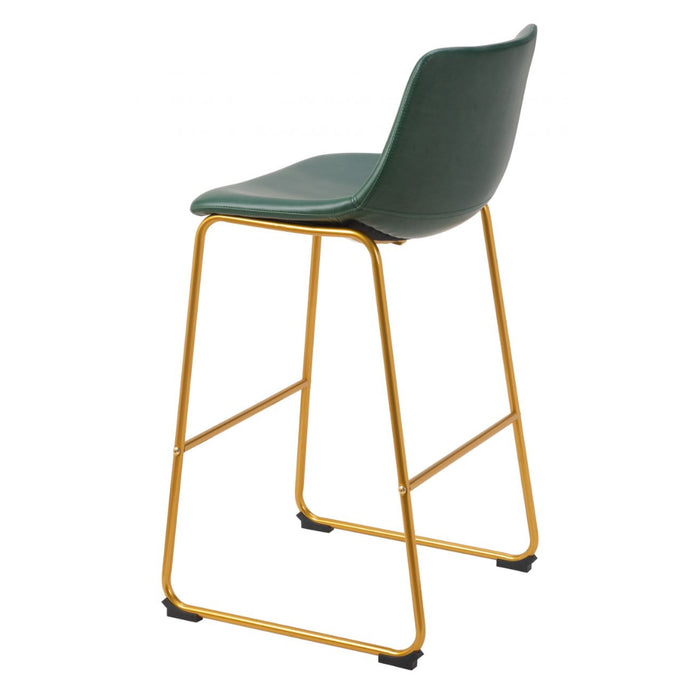 Seamless Green & Gold Barstool