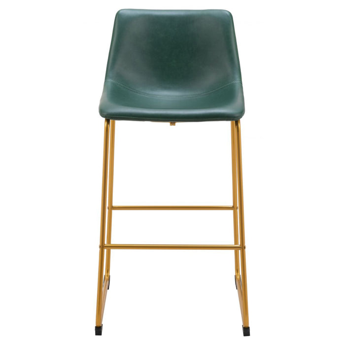 Seamless Green & Gold Barstool