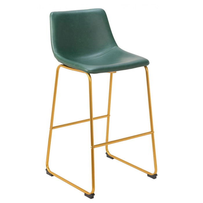 Seamless Green & Gold Barstool