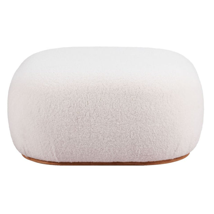 Azua Cream Ottoman