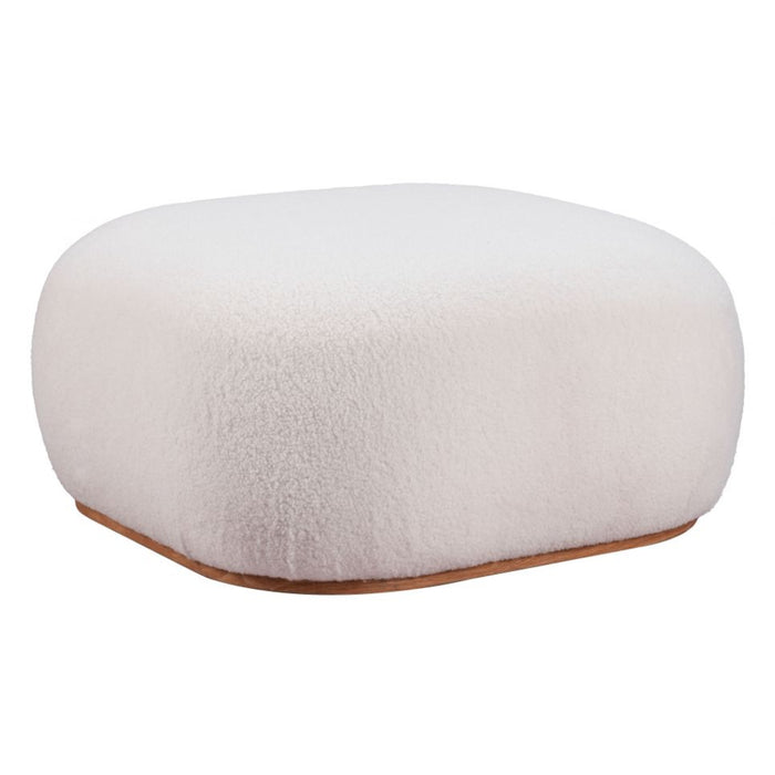 Azua Cream Ottoman