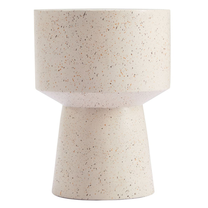 Terrazzo-Look Beige  Side Table