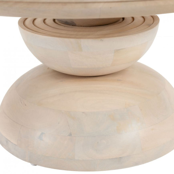 Solid Round Natural Coffee Table