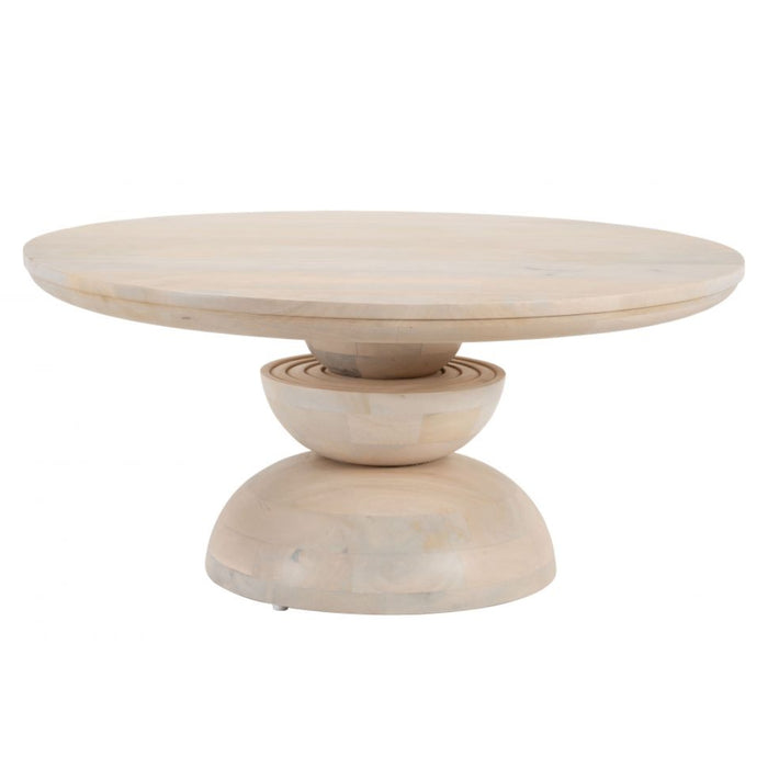 Solid Round Natural Coffee Table