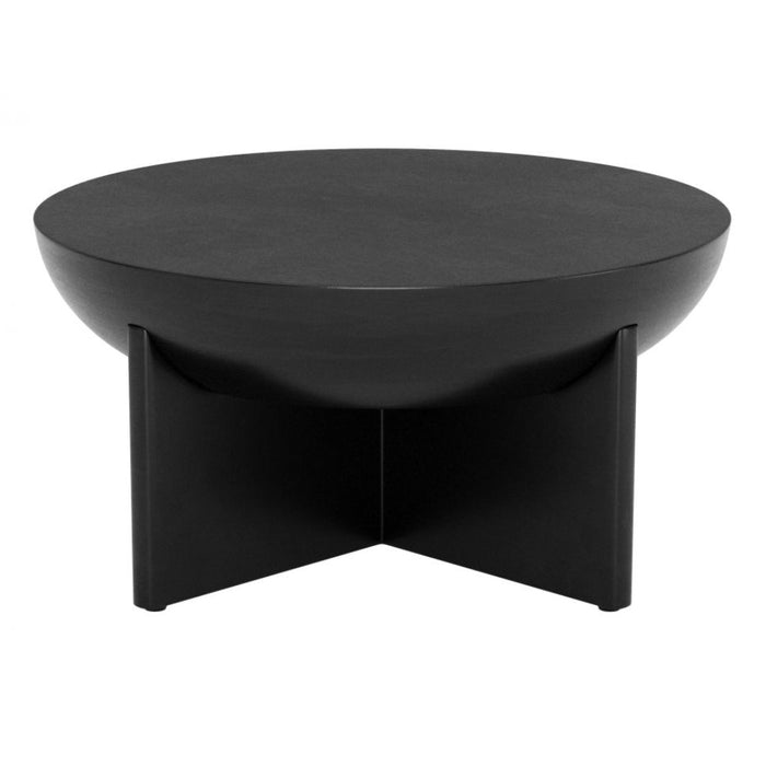 Solid Black Coffee Table