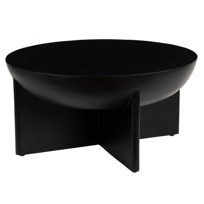 Solid Black Coffee Table