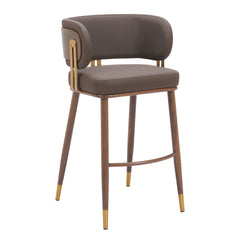 Standout Brown & Walnut Barstool