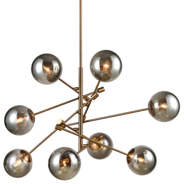 Smokey Sputnik Chandelier