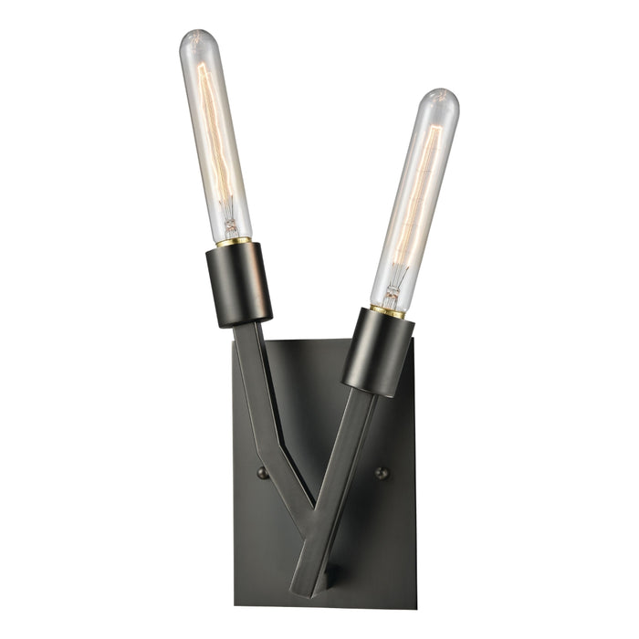 2-Light Sticks Sconce