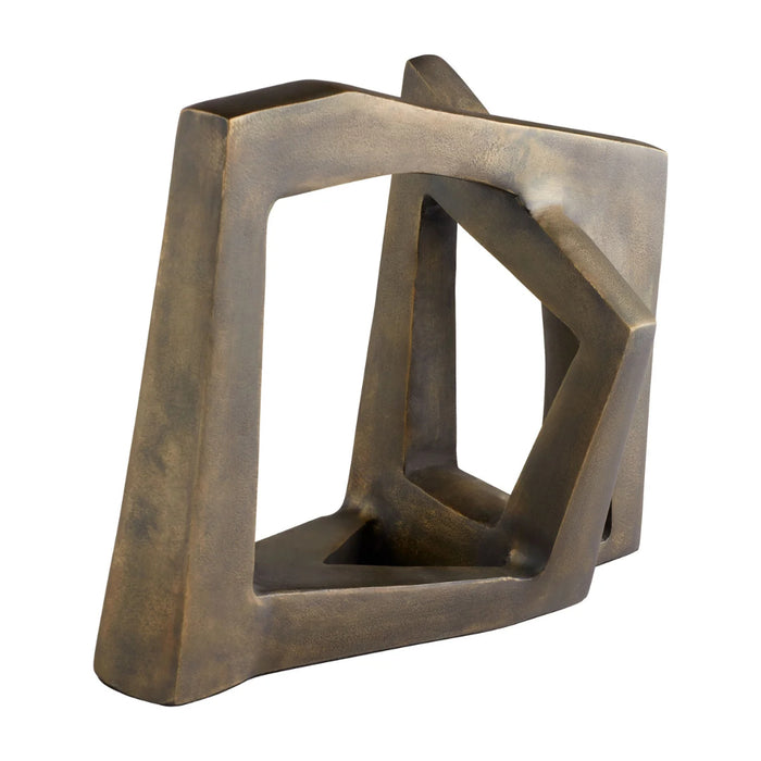 Geometric Bronze Sculpture