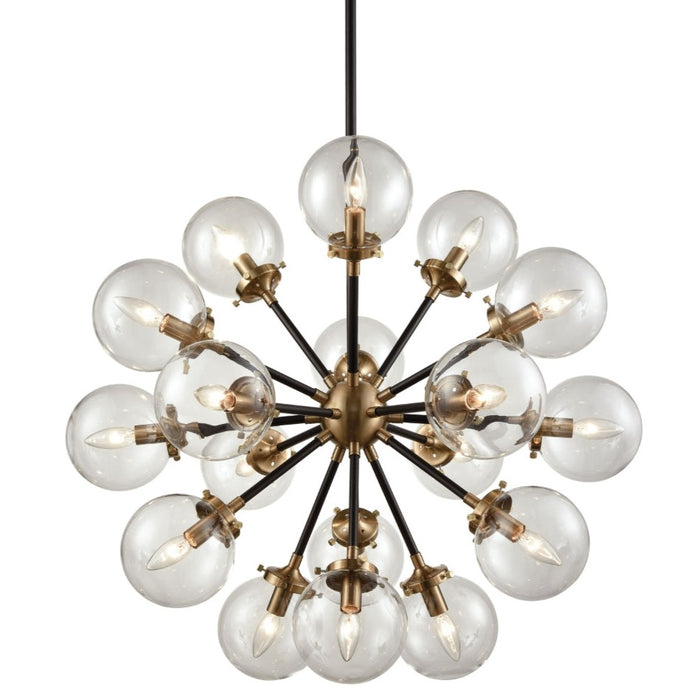 Midcentury Modern 18-Light Chandelier