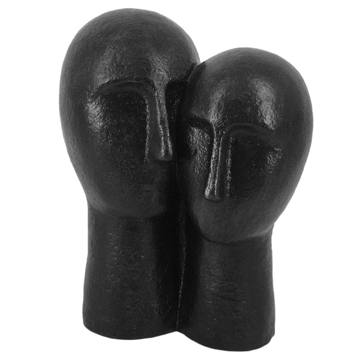 Couple Heads Sculpture