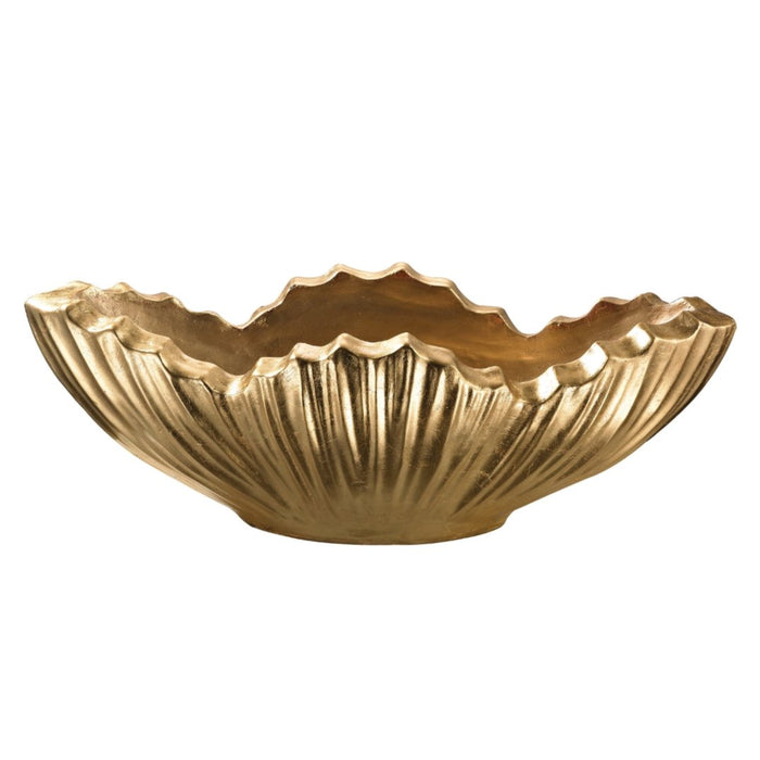 Gold Leaf Centerpiece Bowl