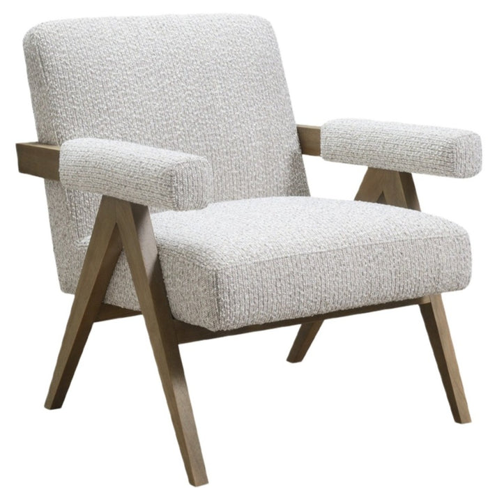 White Scandinavian Accent Chair