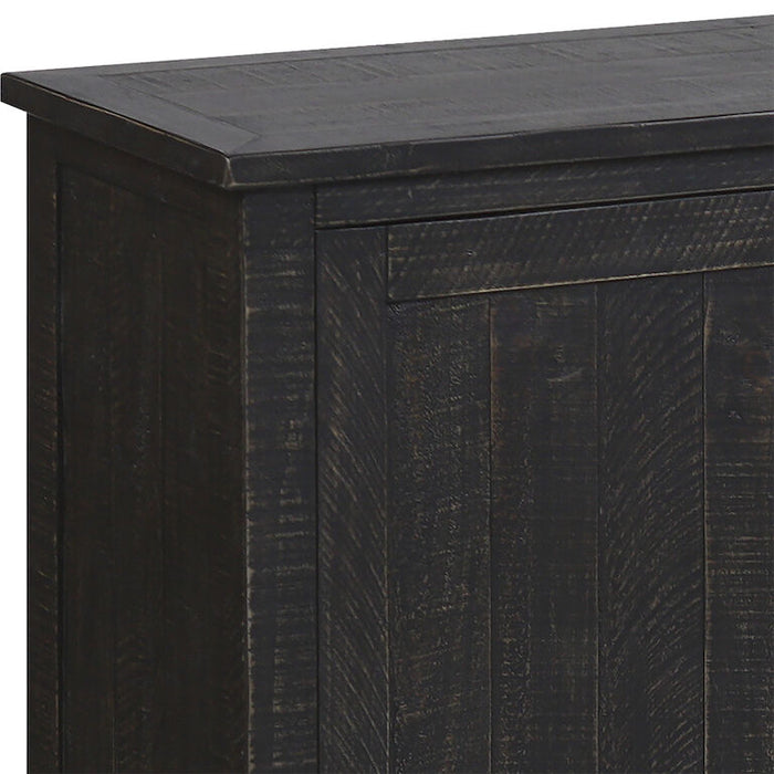 Farmhouse Antiqued Black Sideboard