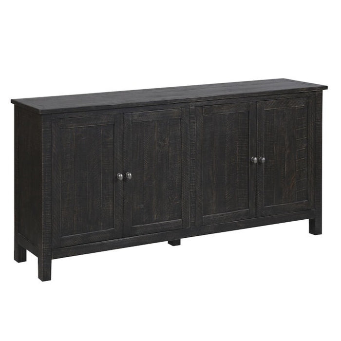 Farmhouse Antiqued Black Sideboard