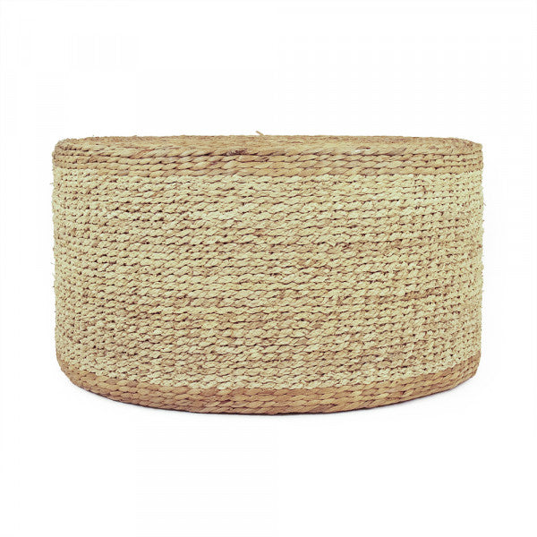 Woven Hyacinth Ottoman