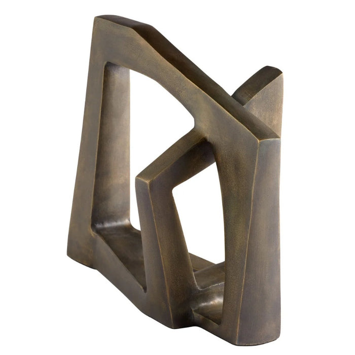 Geometric Bronze Sculpture