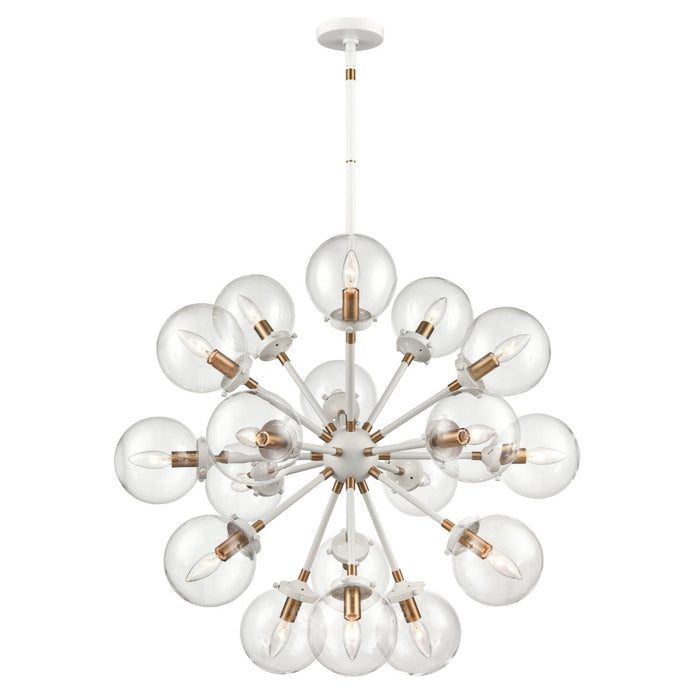 Midcentury Modern 18-Light Chandelier