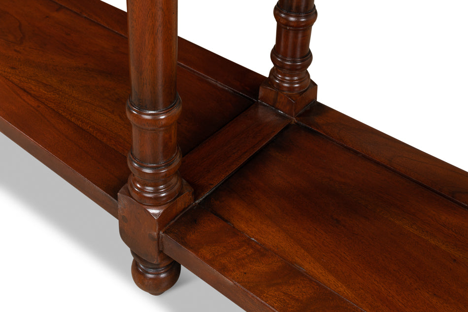 Walnut Console Table