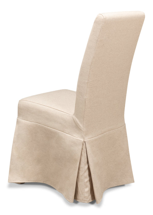 Graceful Beige Side Chair