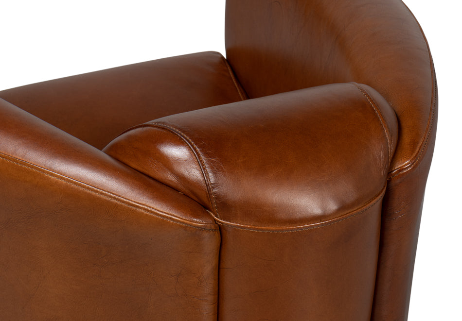 Havana Leather Arm Chair