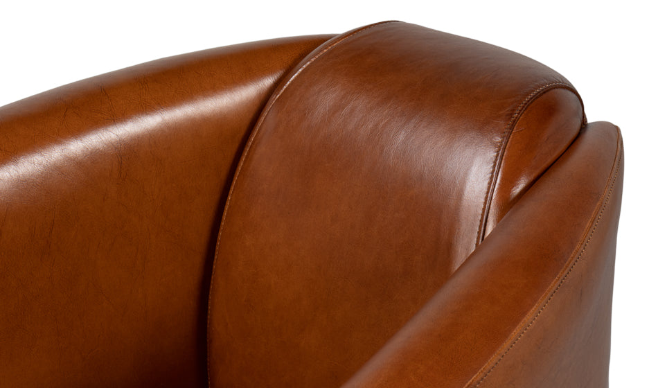 Havana Leather Arm Chair