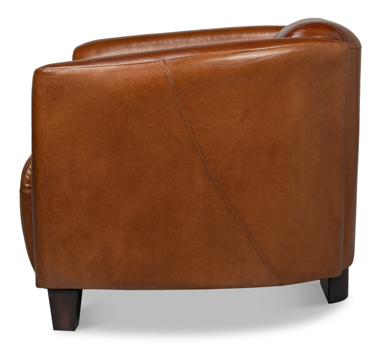 Havana Leather Arm Chair