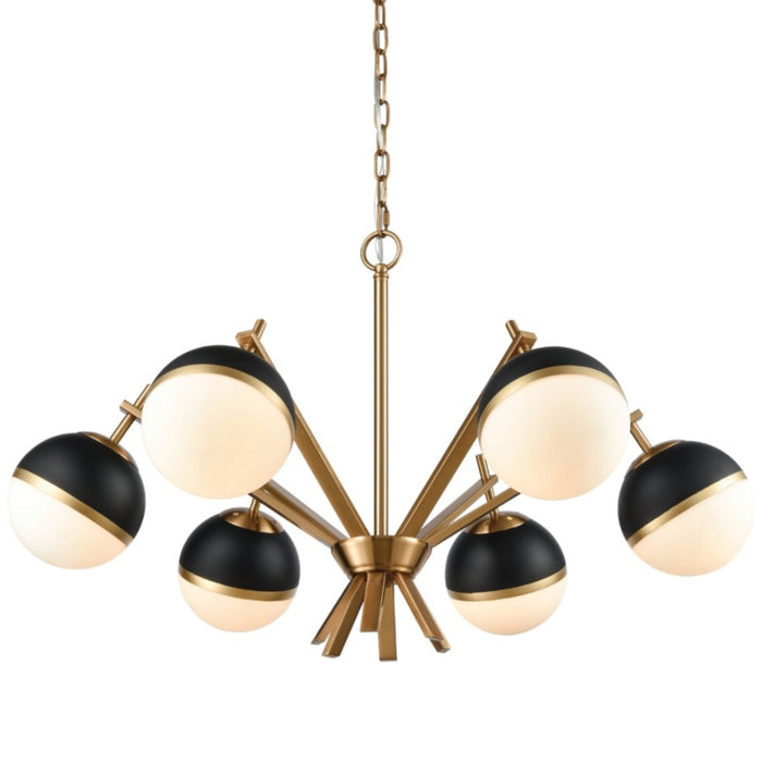 Jazz Aged 6-Light Chandelier