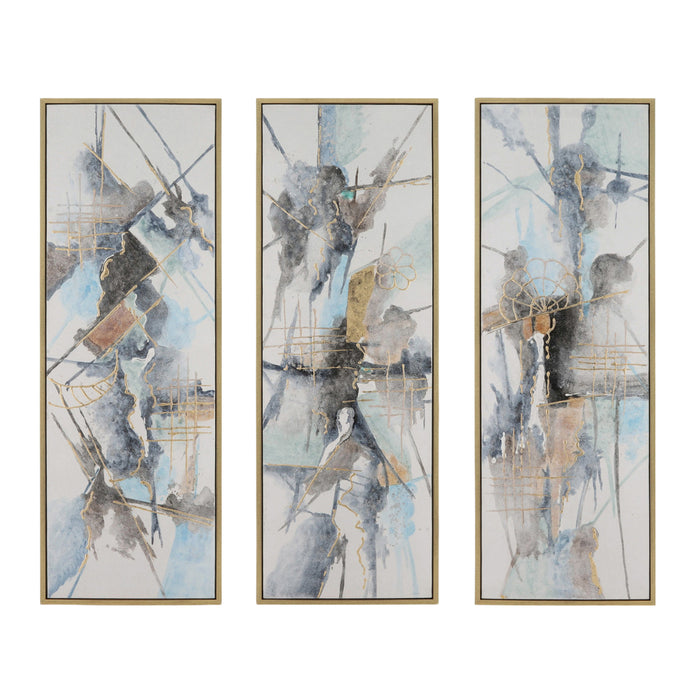 3-Set Multi-Colored Abstract Wall Art