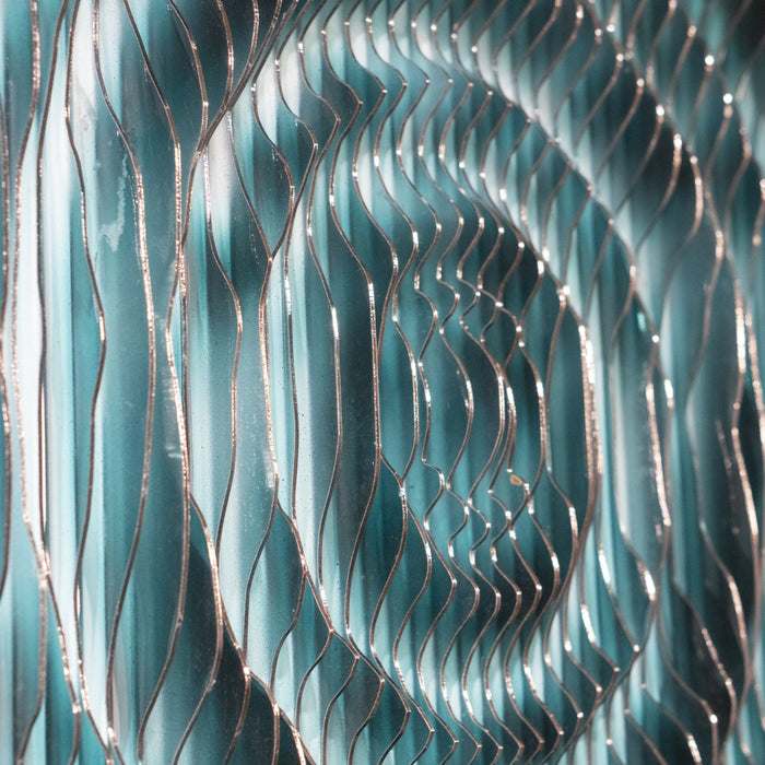 Dimensional Rippled Wall Art