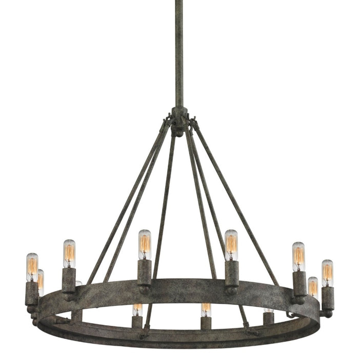 Rustic Mediterranean Chandelier