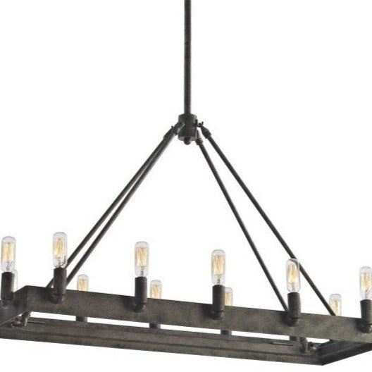 Mediterranean Iron Anchors Chandelier