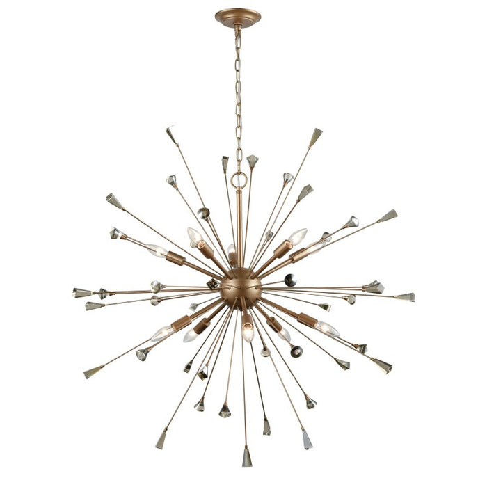 Starburst Crystal-Tipped Chandelier