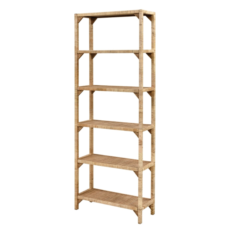 6-Layer Bamboo Bookshelf