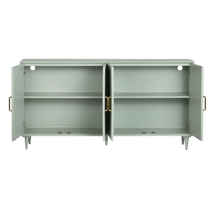 Sage Green Fluted Sideboard