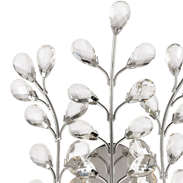 Branch Clear Crystals Sconce