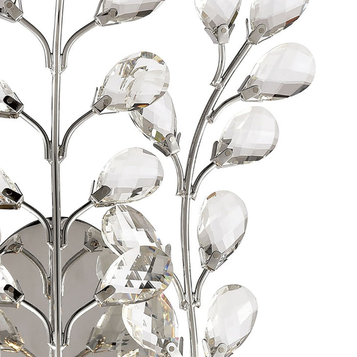 Branch Clear Crystals Sconce