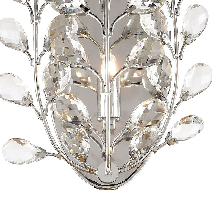 Branch Clear Crystals Sconce